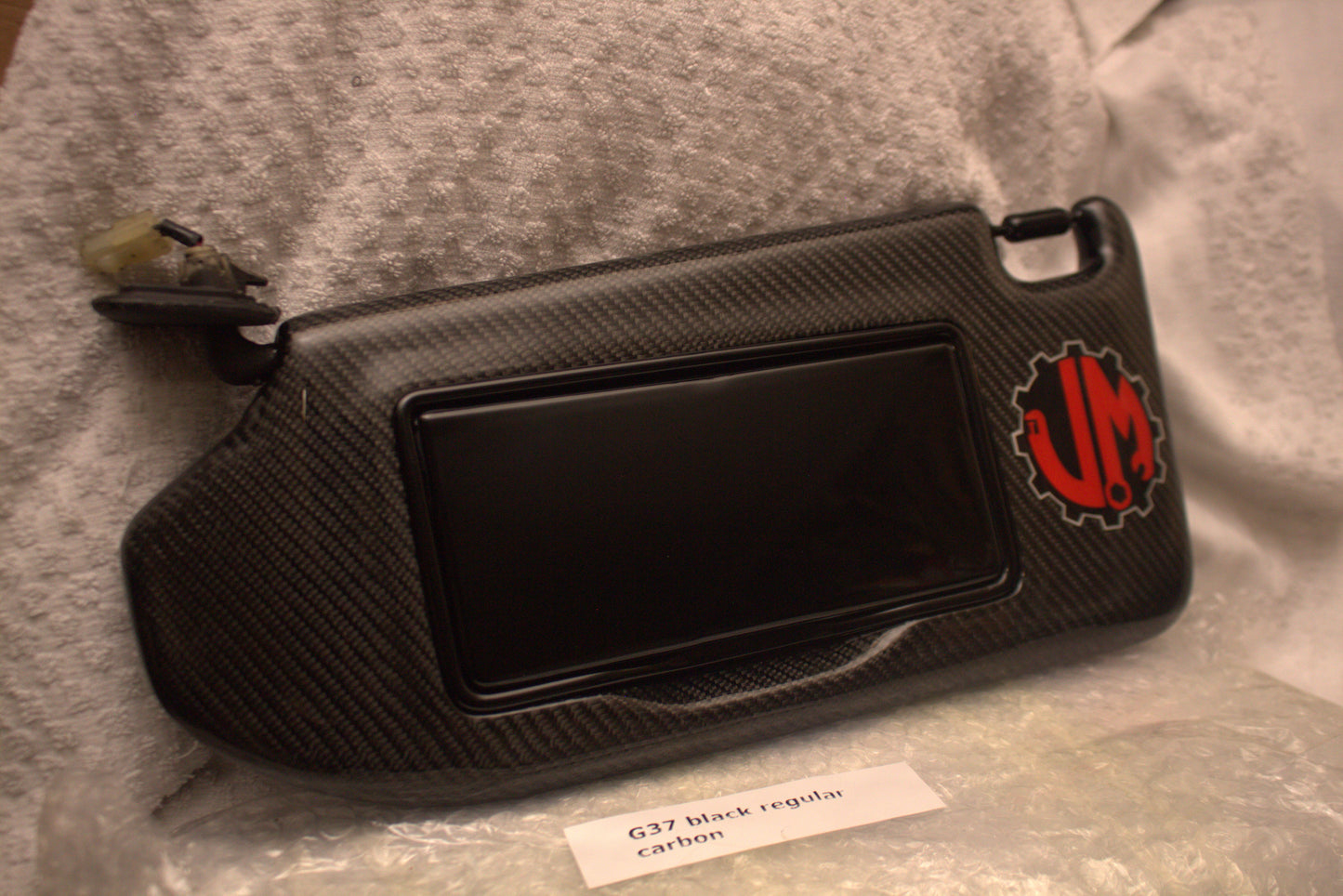 JM infiniti G37 Sedan Carbon Fiber Sun Visor